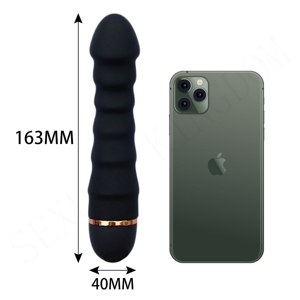 Modes Vibrator Soft Silicone Dildo Realistic Penis Strong Motor G-spot Clitoral Stimulator Female Masturbator Adult Sex Toys